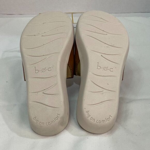 b.ø.c. by Born Tan Brown Slide Sandals Comfort Footbed Women’s 7M - Picture 10 of 10